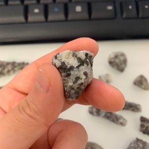 Genuine natural garnet from Quebec